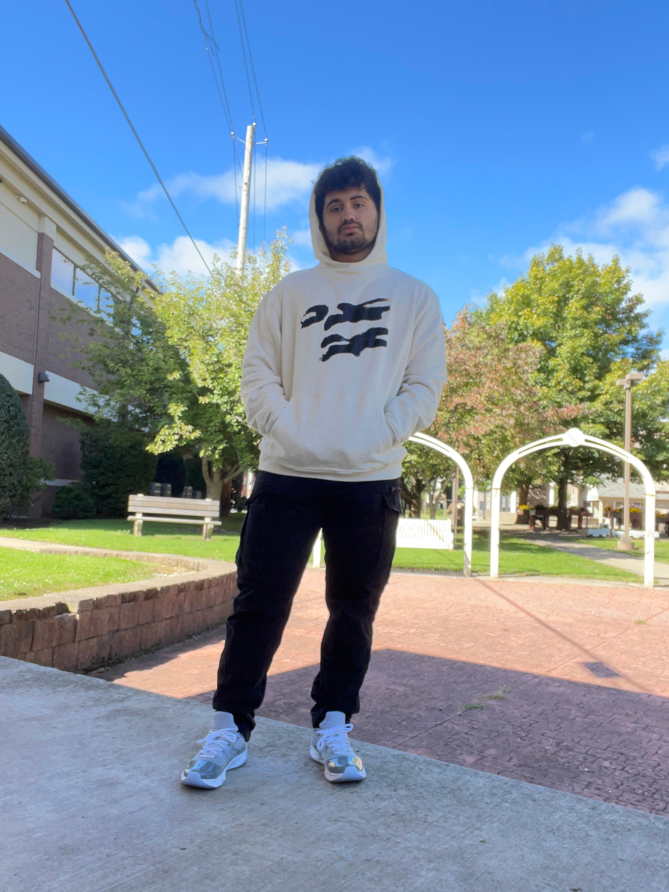 “Life is But a Dream“ Fog Solid Color Hoodie