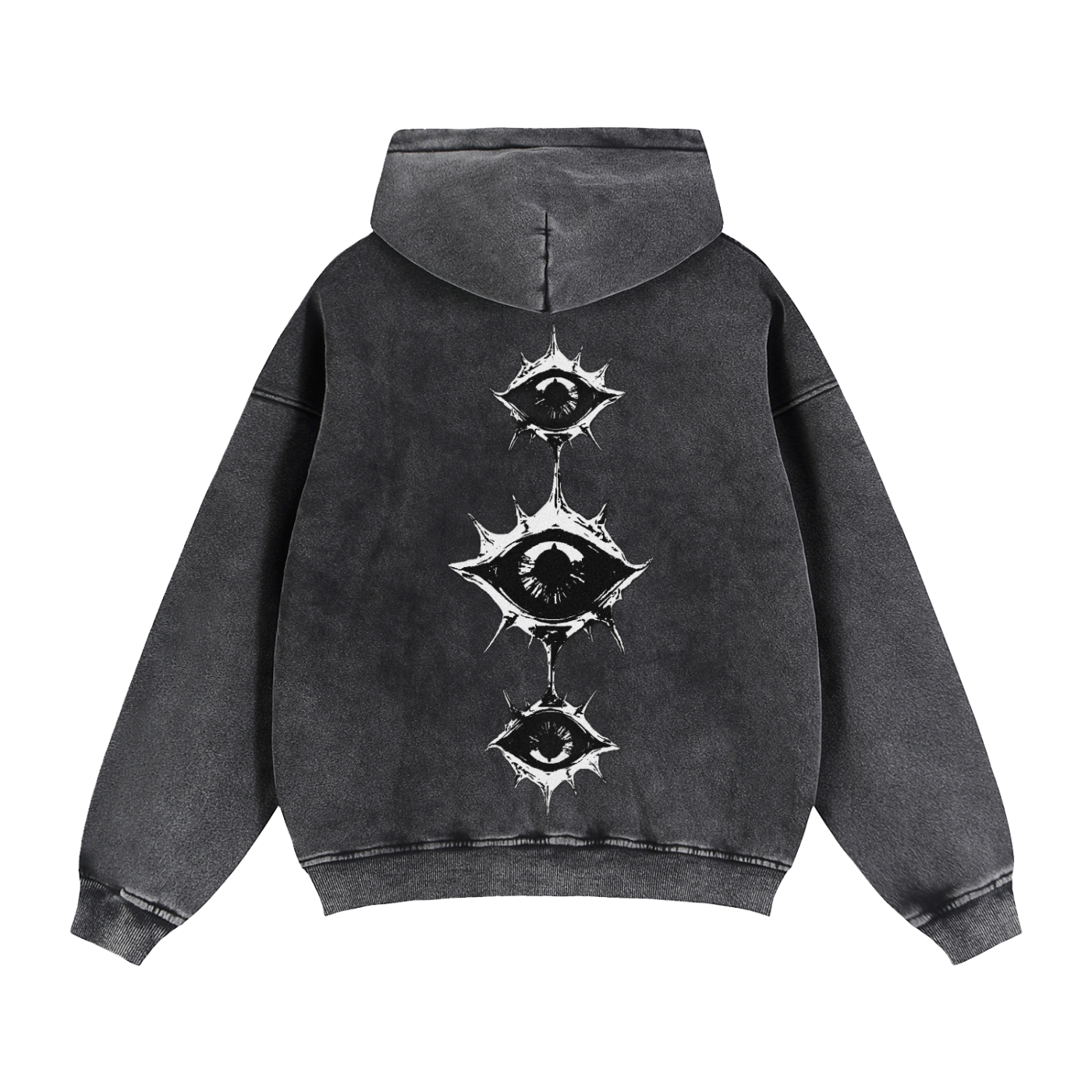 Zip-Through Boxy Fleece Hoodie