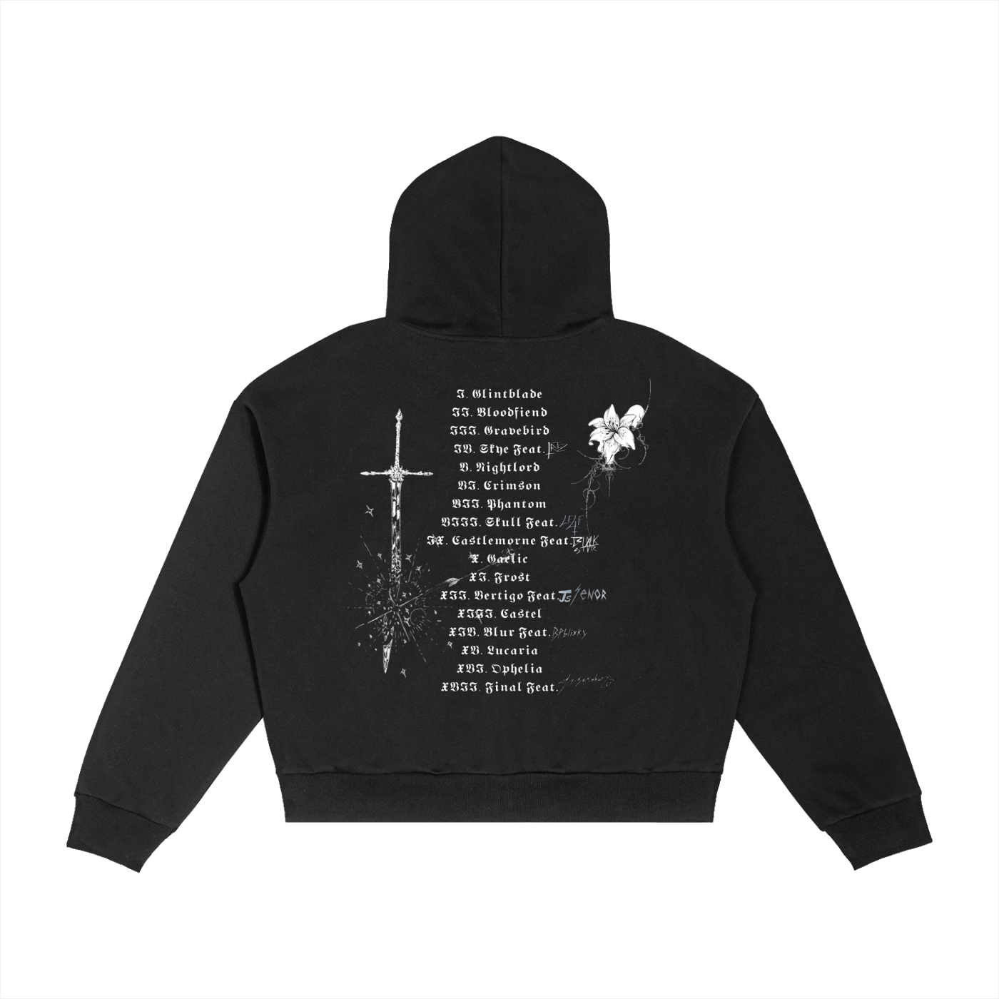 Contrast Plaid Boxy Zip Hoodie