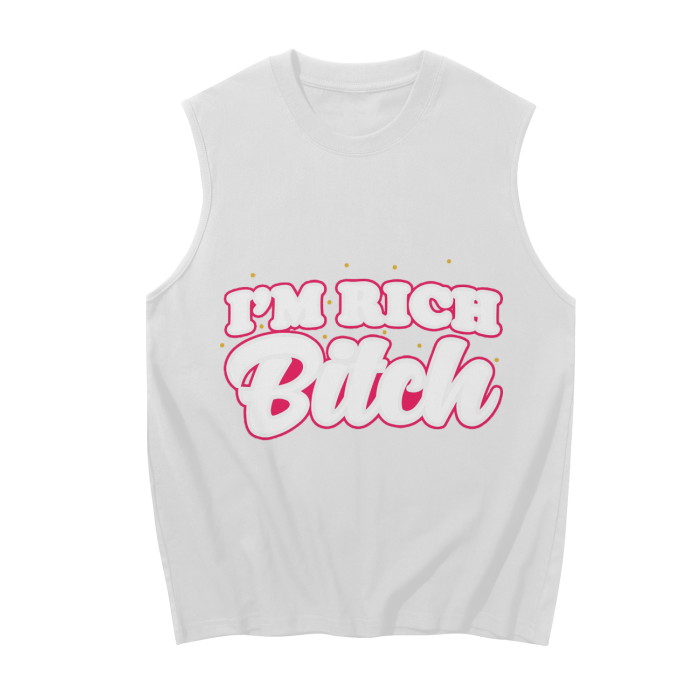 "I'm Rich B*tch" Sleeveless Tank Top